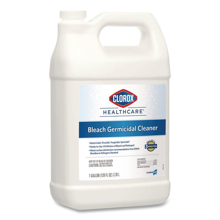 Bleach Germicidal Cleaner, Unscented, 128 oz Refill Bottle