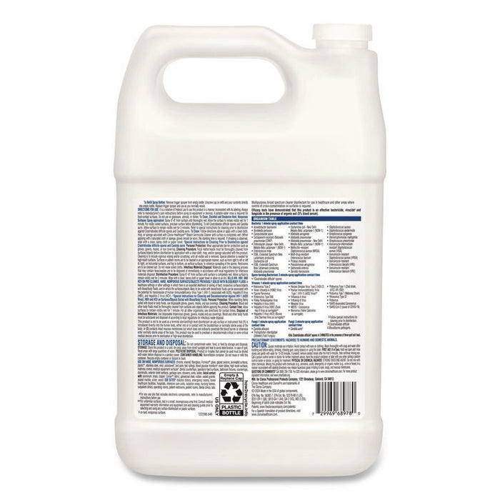 Bleach Germicidal Cleaner, Unscented, 128 oz Refill Bottle