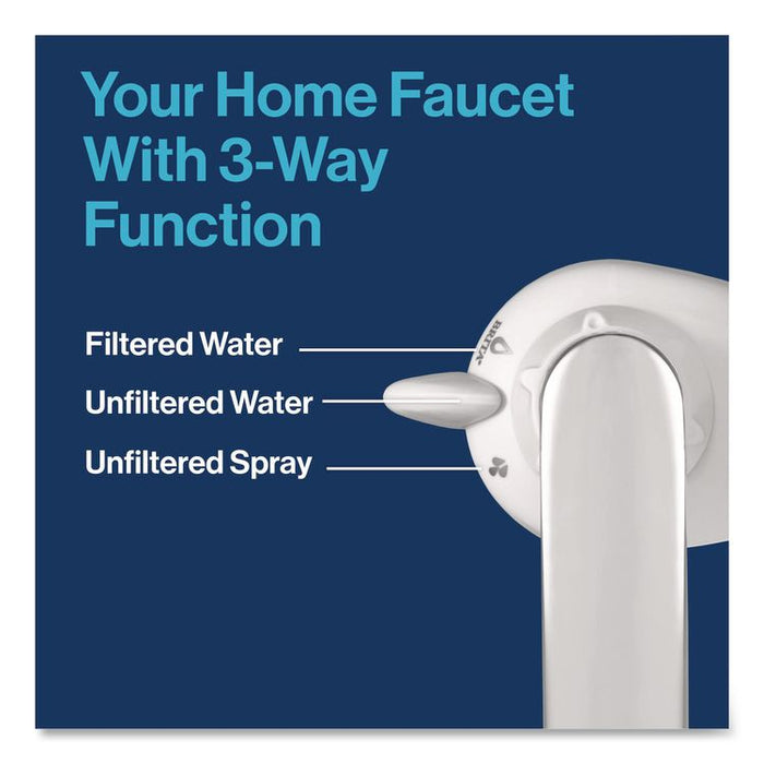On Tap Faucet Water Filter System Replacement Filters, Faucet Filter, White