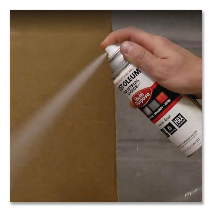 Industrial Choice M1600 System Solvent-Based Precision Line Marking Paint, Flat Silver, 17 oz Aerosol Can, 12/Carton