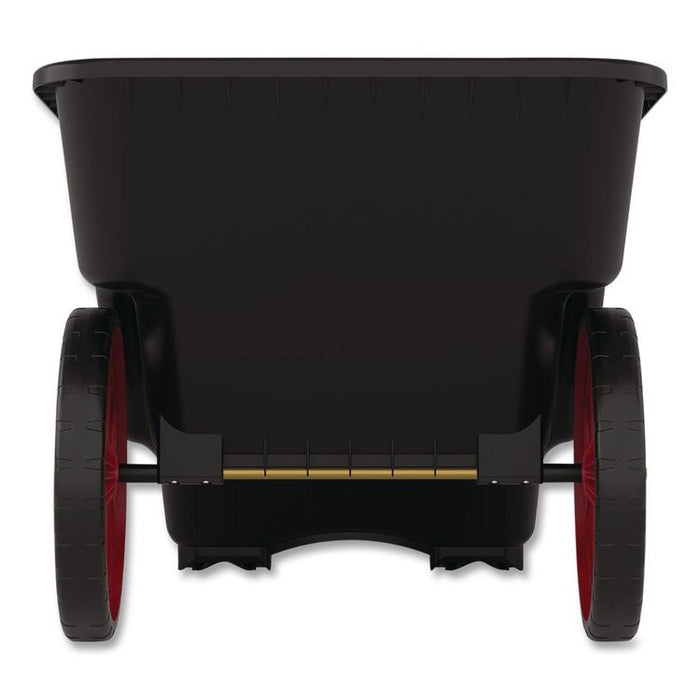 9 cu ft Yard Cart, 28 x 49.5 x 27.5, Resin, Black