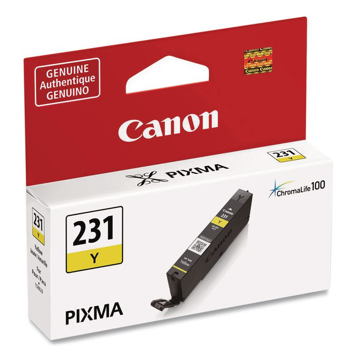 6677C001 (CLI-231) Ink, 800 Page-Yield, Yellow