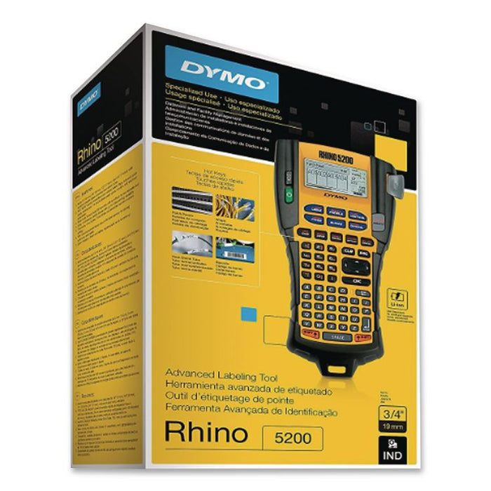 Rhino 5200 Industrial Label Maker, 5 Lines, 6.12 x 11.25 x 3.5