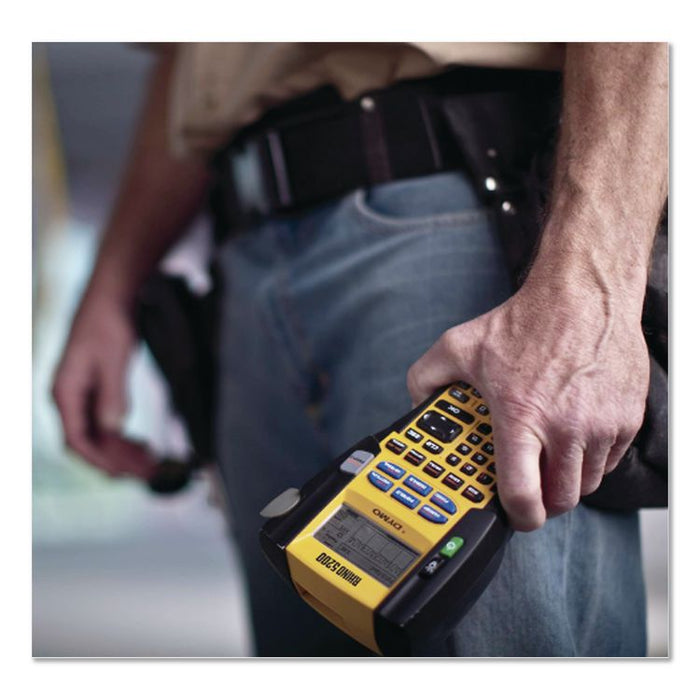 Rhino 5200 Industrial Label Maker Kit, 5 Lines, 4.9 x 9.2 x 2.5