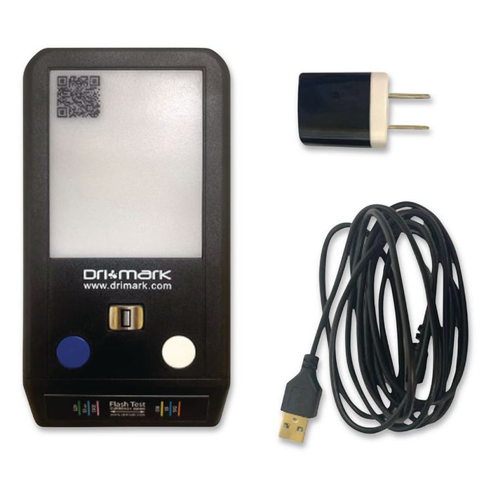FlashTest Counterfeit Detector for USD, 3 Detection Methods, 2.5" x 4.5" x 0.8", Black