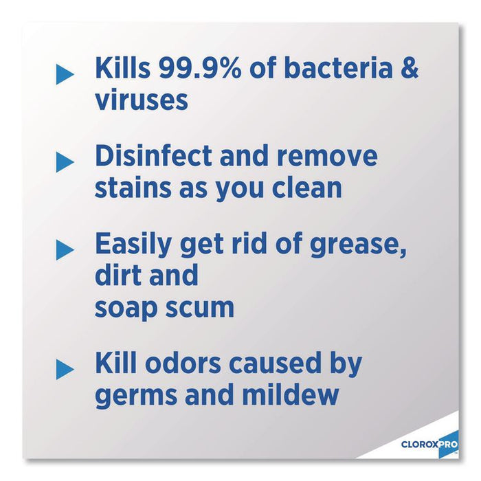 CloroxPro Clean-Up Disinfectant Cleaner with Bleach, Fresh Scent, 32 oz Smart Tube Spray Bottle