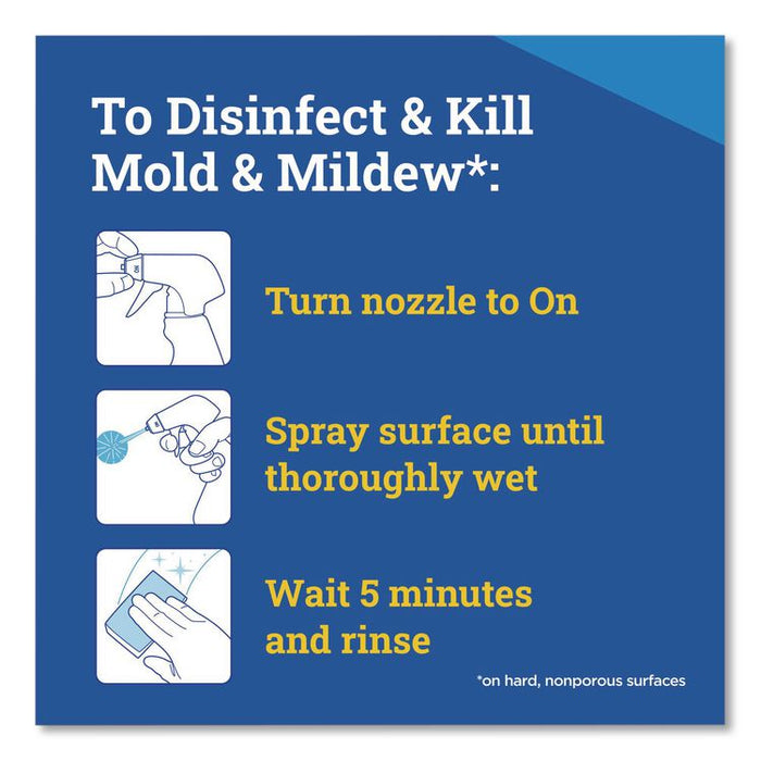 CloroxPro Disinfecting Instant Mold and Mildew Remover, Unscented, 32 oz Smart Tube Spray