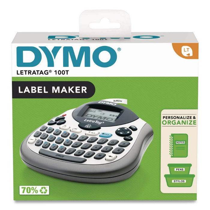 LetraTag 100T Label Maker, 2 Lines, 6.7 x 2.8 x 5.7