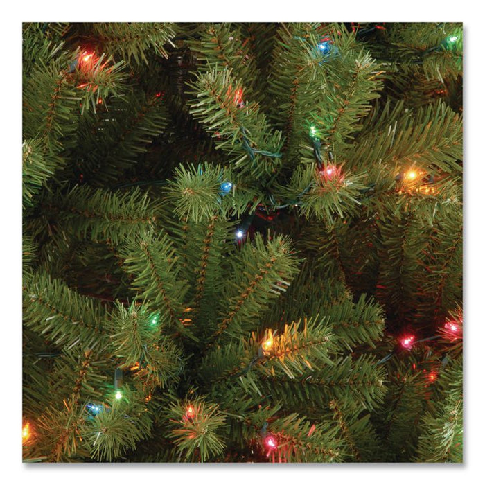 Pre-Lit North Valley Spruce Tree, 42" x 42" x 78", Green Tree, Green Tree Stand