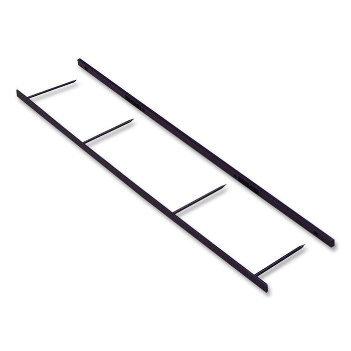 VeloBind Reclosable Spines for 11 x 8.5 Documents, 4 Pins, 1.25" (200-Sheet) Capacity, Black, 25/Pack