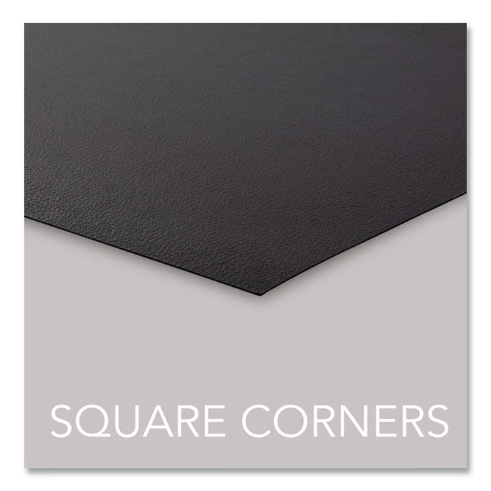 Opaque Plastic Presentation Covers for Binding Systems, Plastic, Square Corners, 11 x 8.5, Black, 50/Pack
