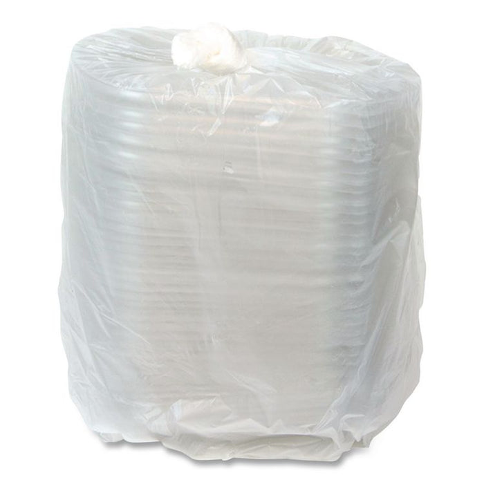 Clearview MealMaster Rectangle Container Dome, 8.12 x 6.5 x 1, Clear, 252/Carton
