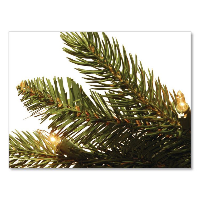 Pre-Lit Grande Fir Pencil Slim Tree, 30" x 30" x 78", Green Tree, Green Tree Stand