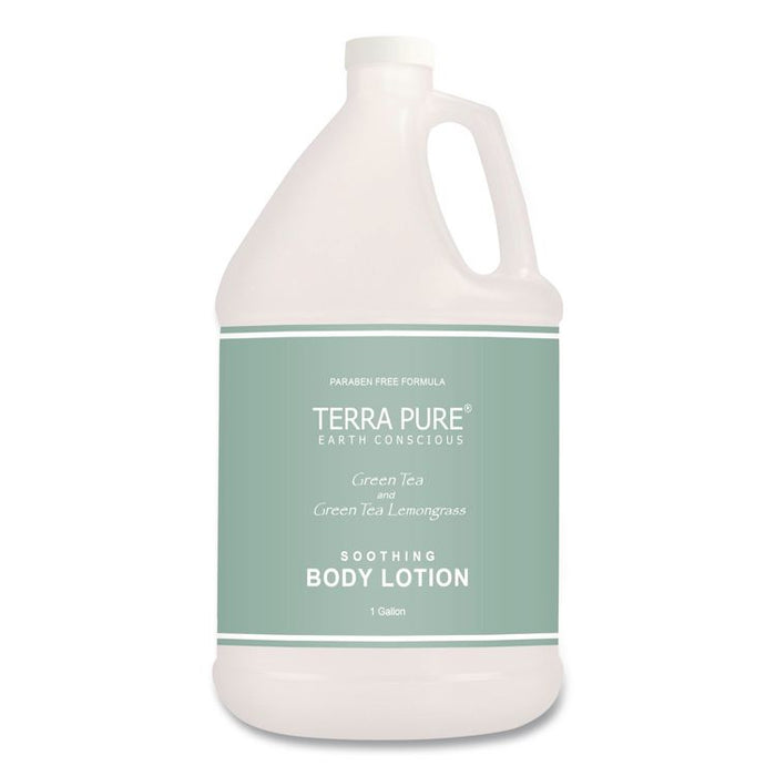 Terra Pure Lotion Gallon, 1 gal Bottle, Green Tea and Lemongrass Scent