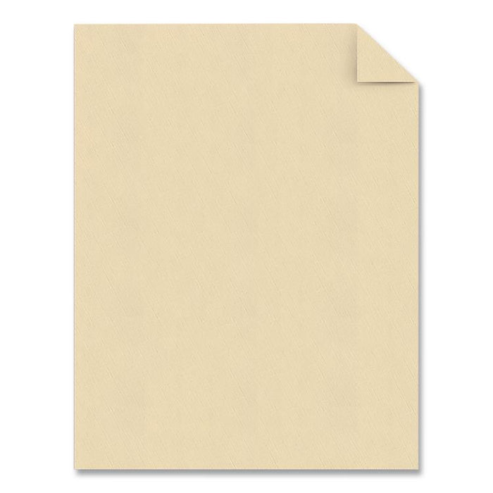 25% Cotton Business Paper, 95 Bright, 24 lb Bond Weight, 8.5 x 11, Ivory, 500 Sheets/Ream