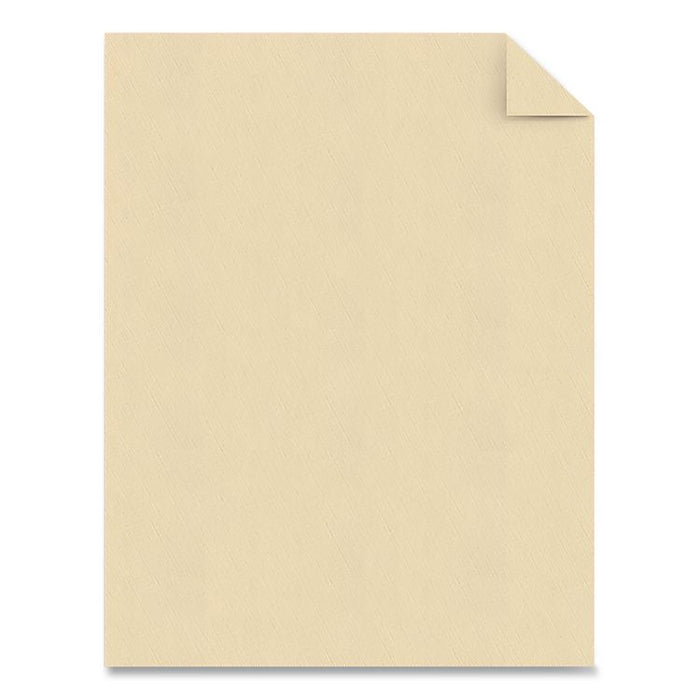 25% Cotton Linen Business Paper, 24 lb Bond Weight, 8.5 x 11, Ivory, 500/Ream
