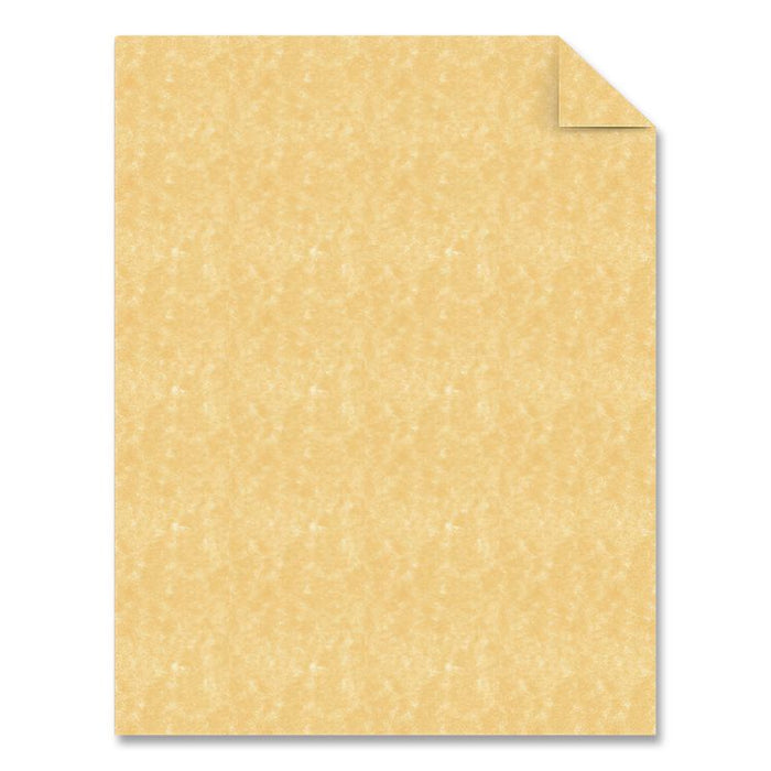 Parchment Specialty Paper, 24 lb Bond Weight, 8.5 x 11, Gold, 500/Ream