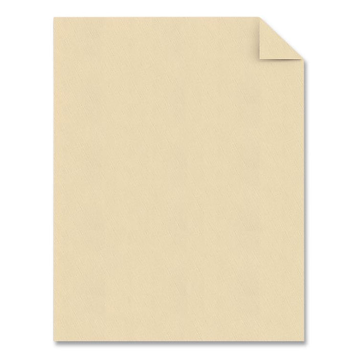 25% Cotton Linen Business Paper, 32 lb Bond Weight, 8.5 x 11, Ivory, 250/Pack