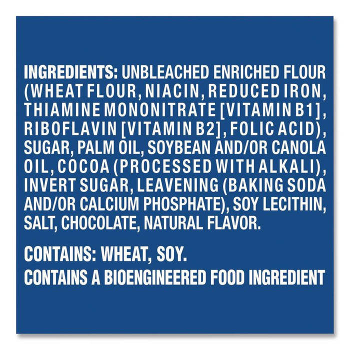 Cookies, Chocolate, 12 Individually Wrapped Sleeves, 3 lb 14.67 oz Box, 1 Box/Carton