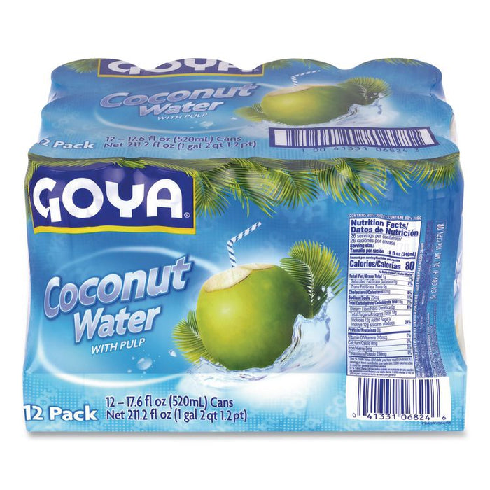 Coconut Water, Coconut, 17 oz Bottle, 12/Carton