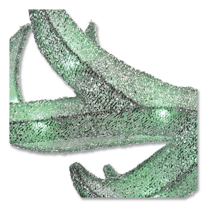 Mesh Glittered Deer Family, AC Powered, Blue/Green/Red/Yellow LED Lights, 27" x 8.5" x 60", White