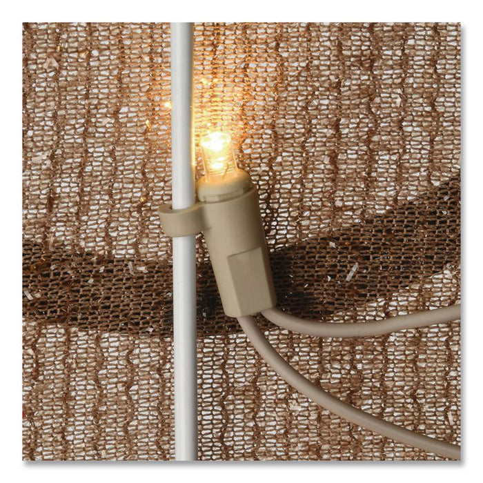 Pre-Lit Gingerbread Cookie Couple, AC Powered, Warm White LED Lights, 12" x 24" x 35", Assorted Colors