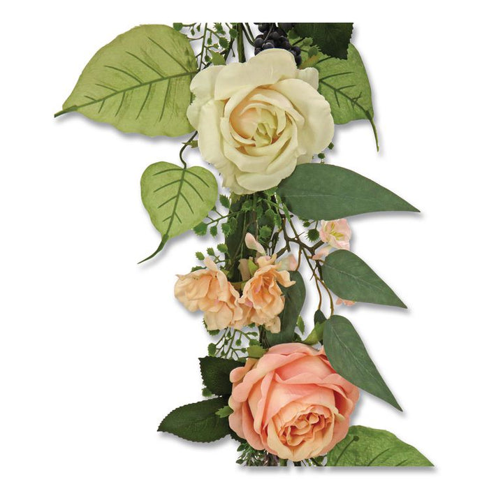 Rose and Lavender Spring Garland, 72" Long, Pink