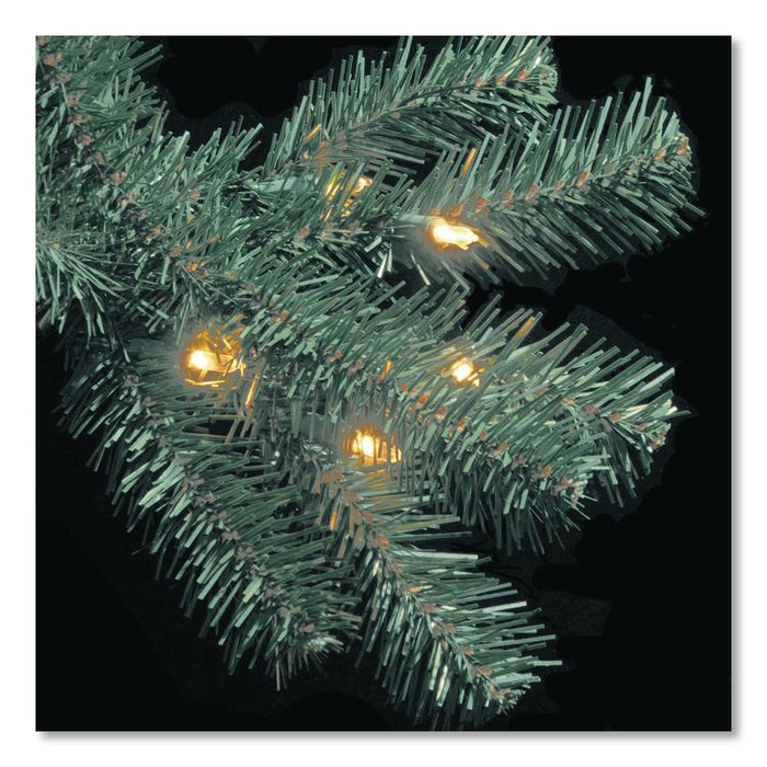 Pre-Lit North Valley Spruce Blue Tree, 42" x 42" x 78", Blue Tree, Green Tree Stand