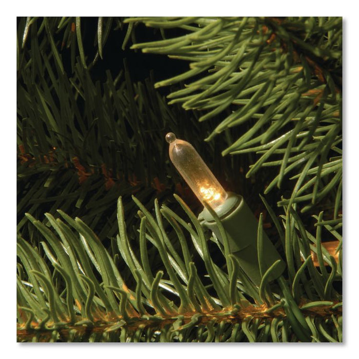 Pre-Lit Downswept Douglas Fir Tree, 59" x 59" x 90", Green Tree, Green Tree Stand