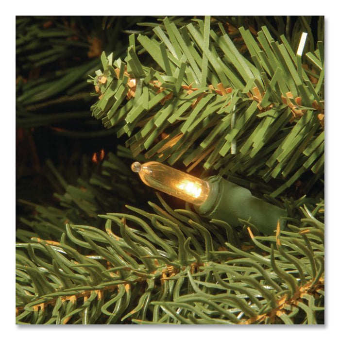 Pre-Lit Jersey Fraser Fir Medium Tree, 48" x 48" x 78", Green Tree, Green Tree Stand