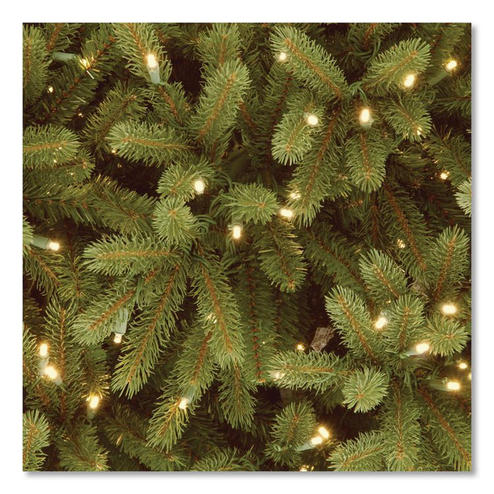 Pre-Lit Jersey Fraser Fir Medium Tree, 56" x 56" x 90", Green Tree, Green Tree Stand