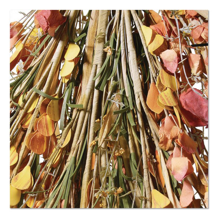 Fall Teardrop Decoration, 16" x 30" x 2", Orange