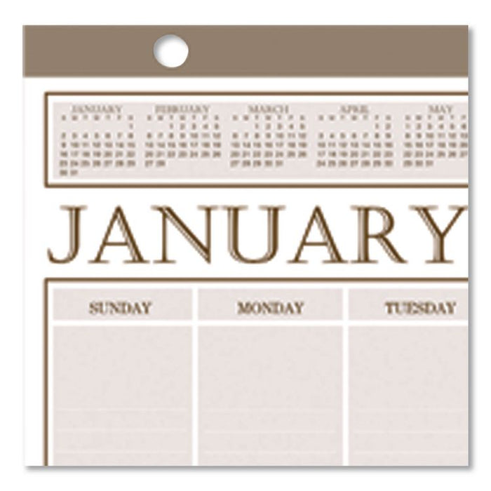 Large Print Recycled Monthly Wall Calendar, 20 x 26, Beige Sheets, 12-Month (Jan to Dec): 2026