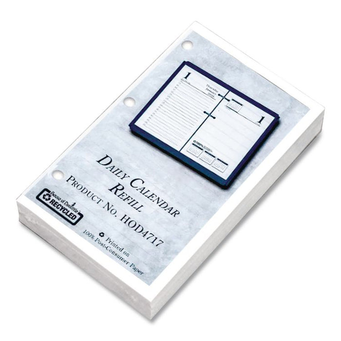 Economy Daily Desk Calendar Refill, 3.5 x 6, White Sheets, 12-Month (Jan to Dec): 2026