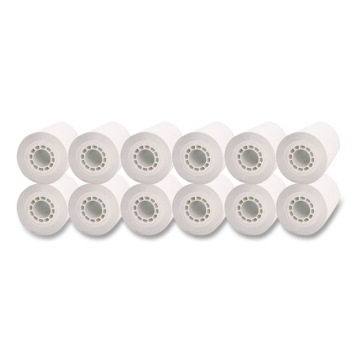 Direct Thermal Printing Thermal Paper Rolls, 2.25" x 80 ft, White, 12/Pack