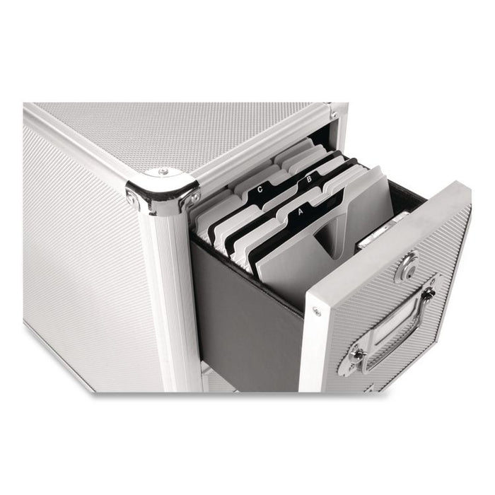 A-Z CD File Guides, 1/3-Cut Top Tab, A to Z, 5 x 5.75, Black, 26/Set