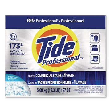 Tide Pro Powder Detergent - For Laundry, Food Service, Hospitality, Healthcare, Commercial, Residential - Ready-To-Use - Powder - 197 oz (12.31 lb) - PVC Free, BPA-free - Multi - 1 Box
