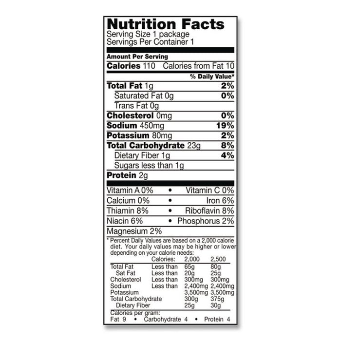 Tiny Twists Pretzels, 1 oz Bag, 88/Carton