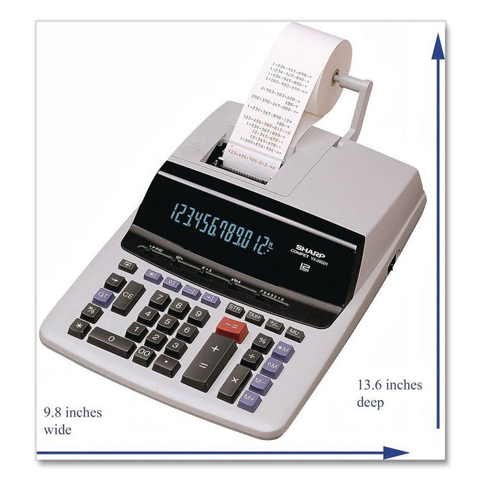 VX2652H Two-Color Printing Calculator, Black/Red Print, 4.8 Lines/Sec