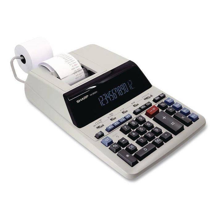 VX2652H Two-Color Printing Calculator, Black/Red Print, 4.8 Lines/Sec