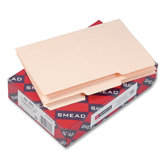 Manila Card Guides, 1/3-Cut Top Tab, Blank, 5 x 8, Manila, 100/Box