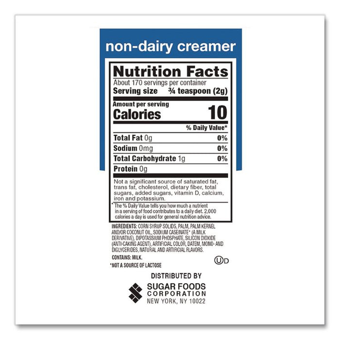 Non-Dairy Coffee Creamer, Original, 12 oz Canister