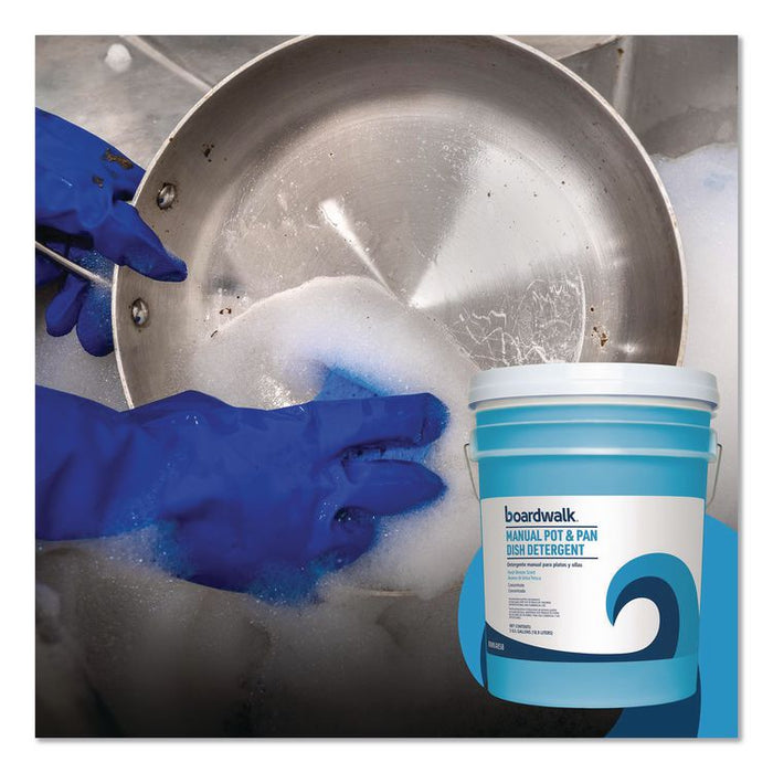 Manual Pot and Pan Dish Detergent, Fresh Breeze Scent, 5 gal Pail