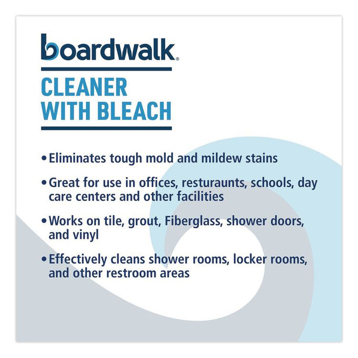 Cleaner with Bleach, Apple Scent, 32 oz Bottle, 12/Carton