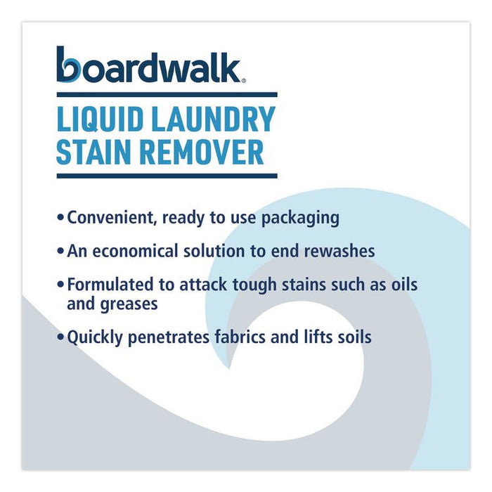 Liquid Laundry Stain Remover, Fresh and Clean Scent, 32 oz Bottle, 6/Carton