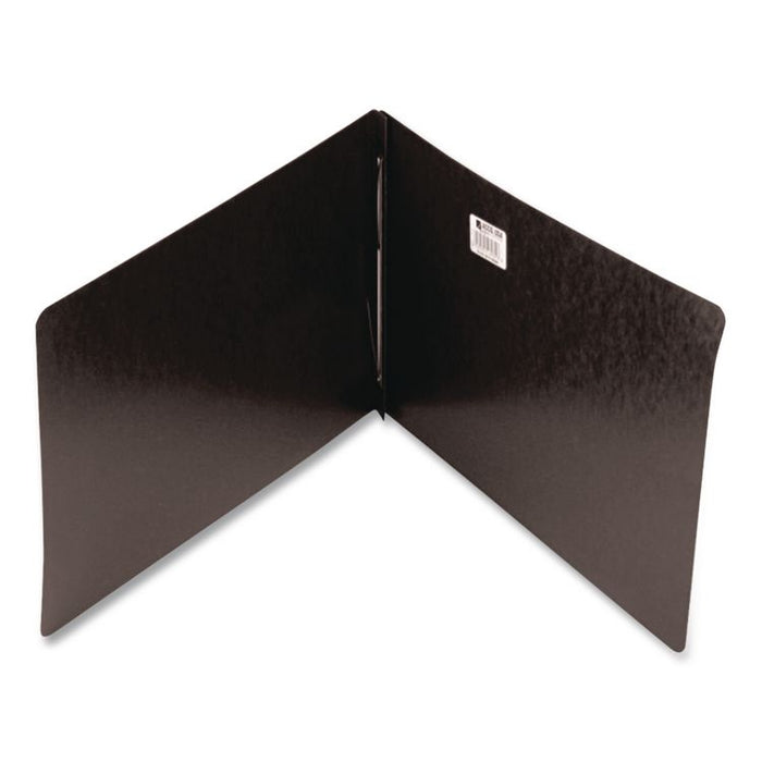 Extra Large Pressboard Report Cover w/ Reinforced Side Hinge, Two-Prong Fastener, 3" Capacity, 11 x 17, Black/Black