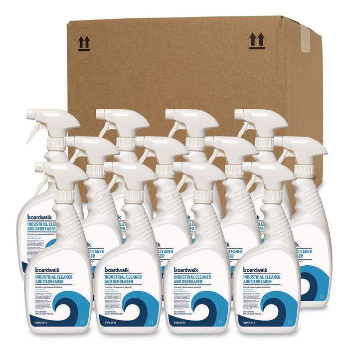 Industrial Cleaner and Degreaser, 32 oz Bottle, 12/Carton