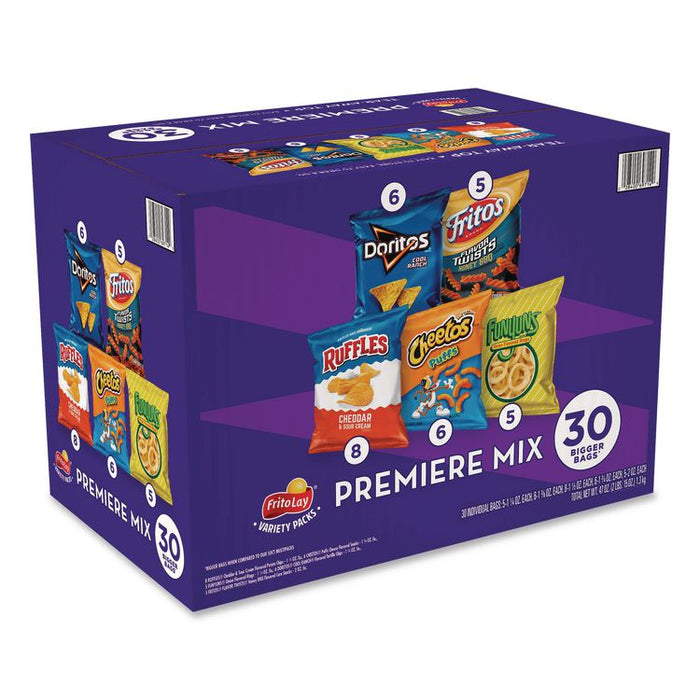 Premiere Mix Variety Pack, Assorted Flavors, Assorted Sizes, 30 Bags/Carton