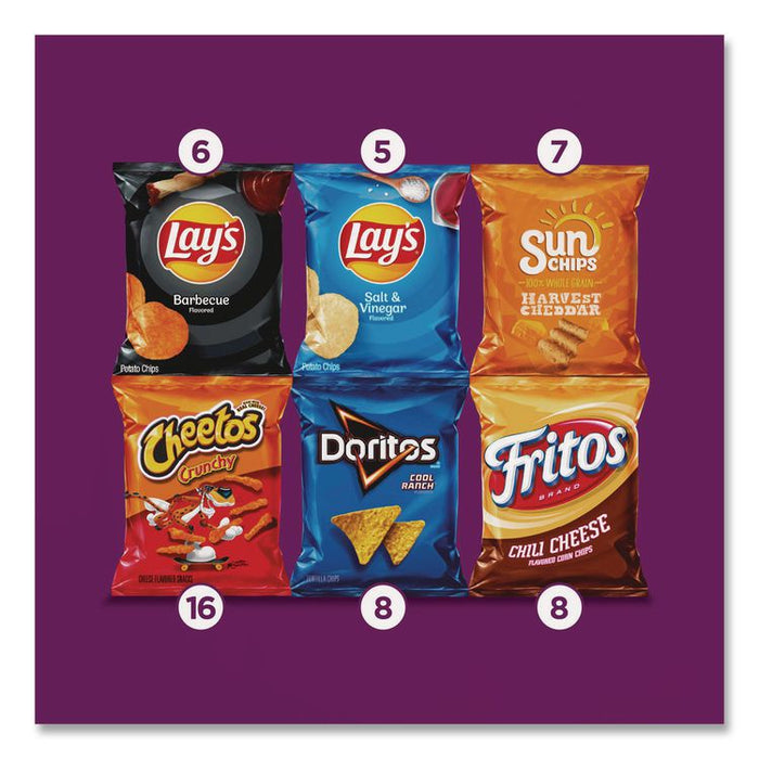 Flavor Mix Variety Pack, Assorted Flavors, 1 oz Bag, 50 Bags/Carton