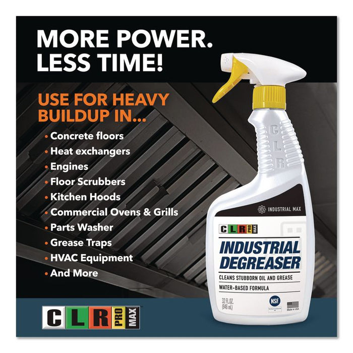 MAX Industrial Degreaser, 32 oz Spray Bottle, 6/Carton